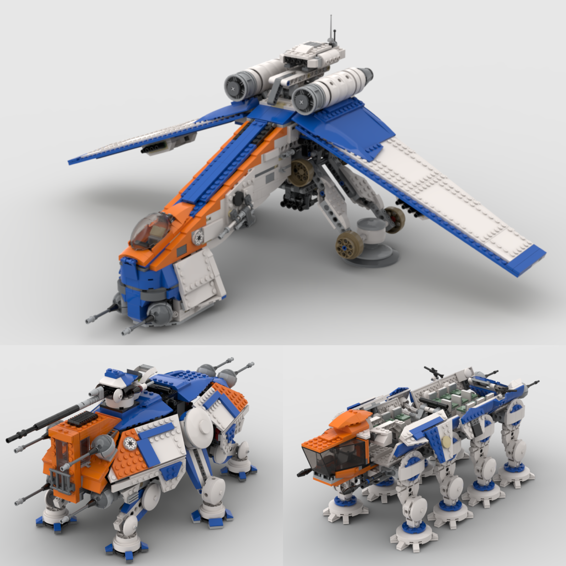 332ND DROPSHIP & AT-OT / AT-TE COMBO SET