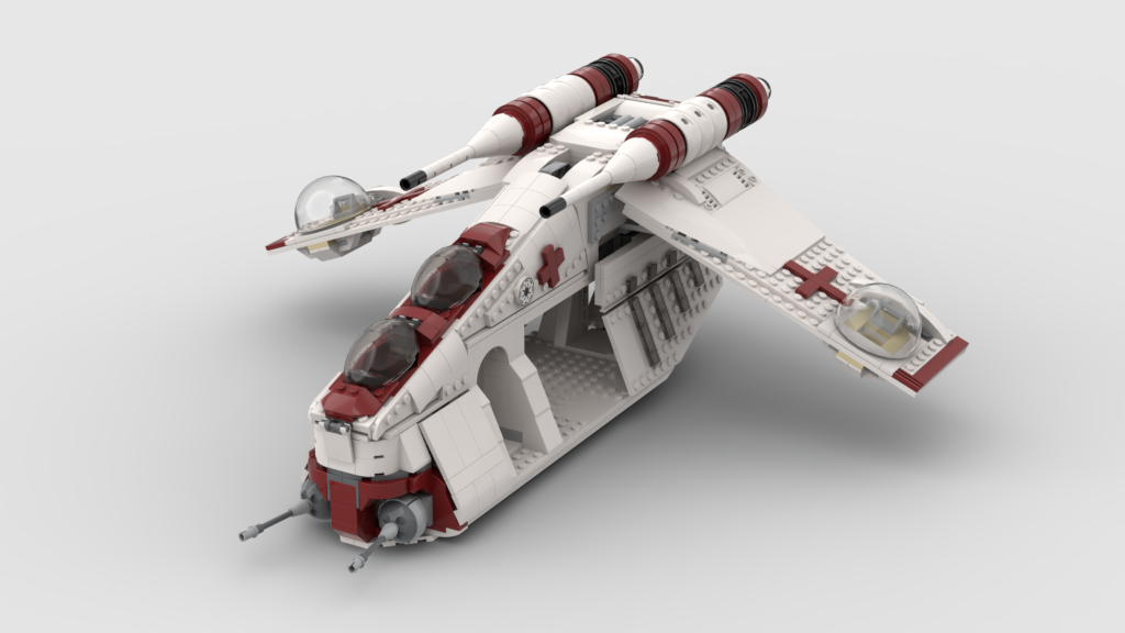 13825: REPUBLIC GUNSHIP (GALACTIC MARINE / MEDIC)