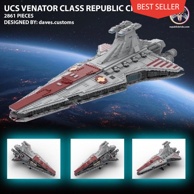 New Venator Class Attack Cruiser Is The Ultimate Clone Wars LEGO Set