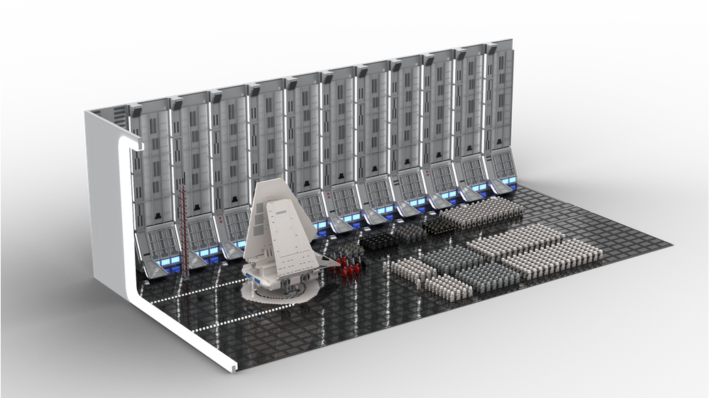 UCS Death Star Hanger with UCS Imperial Shuttle