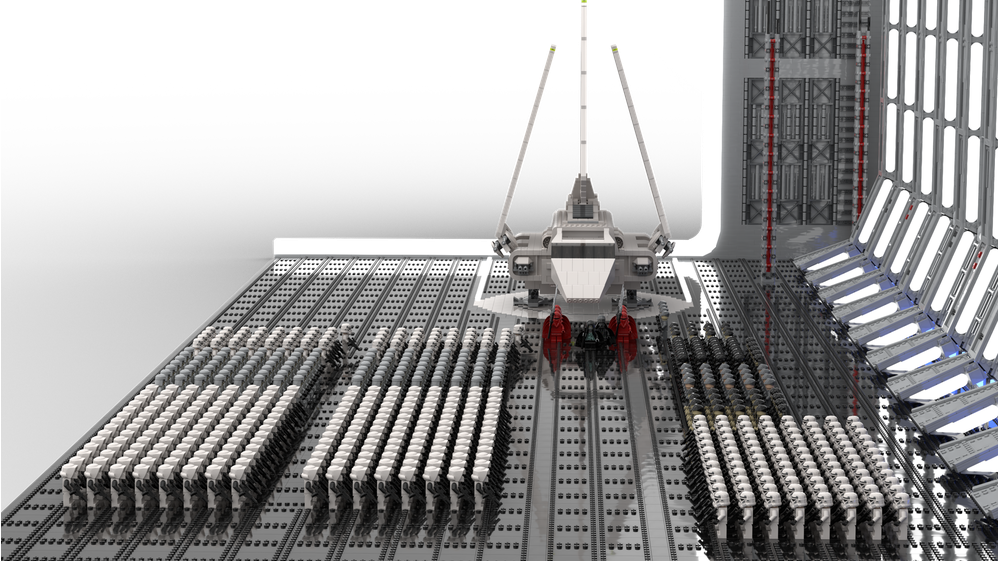 UCS Death Star Hanger with UCS Imperial Shuttle