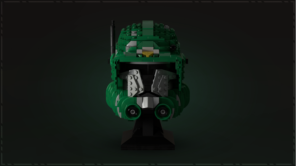 COMMANDER DOOM HELMET BUST - REBRICKABLE DESIGN -