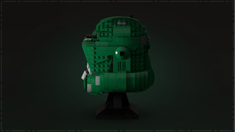 COMMANDER DOOM HELMET BUST - REBRICKABLE DESIGN -