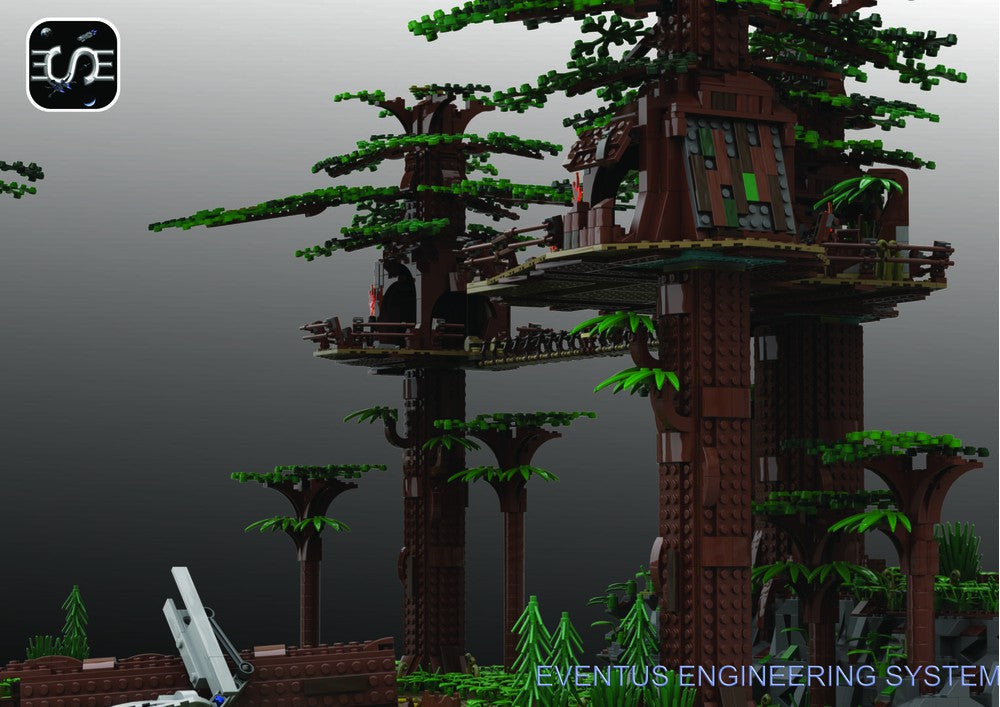 EWOK VILLAGE SUPER UCS MOC