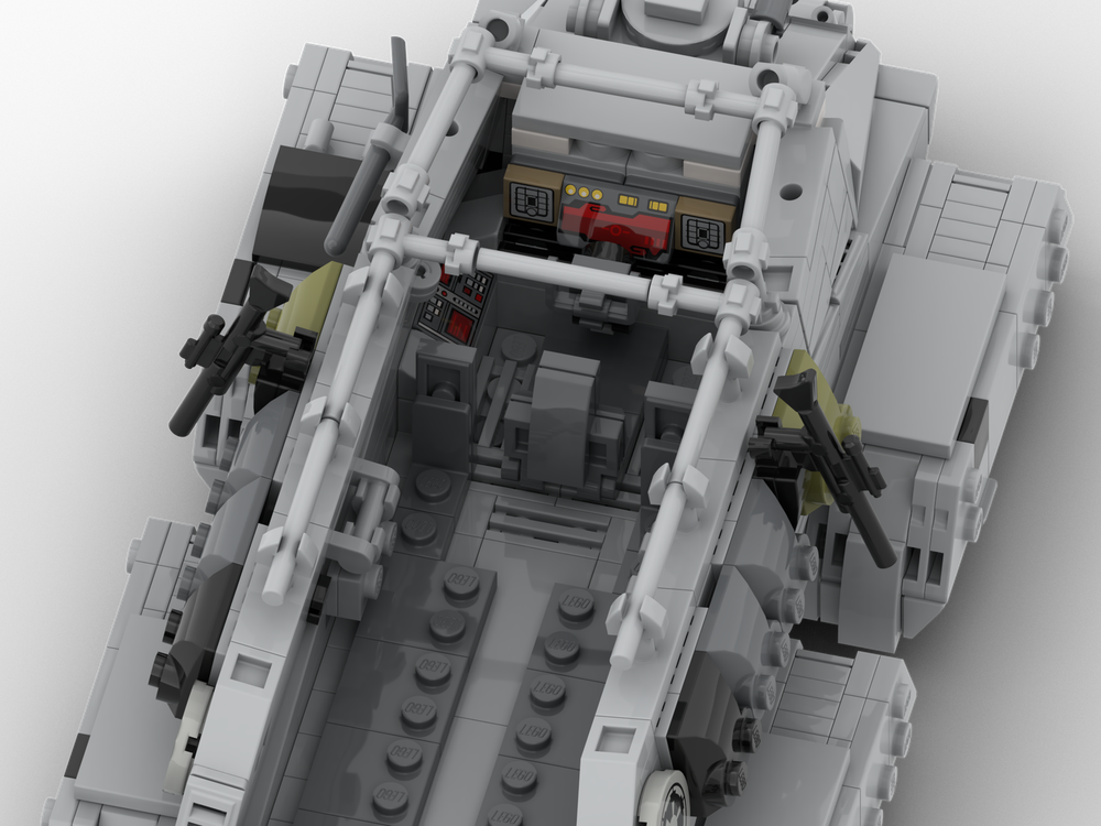 Imperial Riot Tank SKZ-231 Troop Transport - COMES WITH 4 FIGURES!