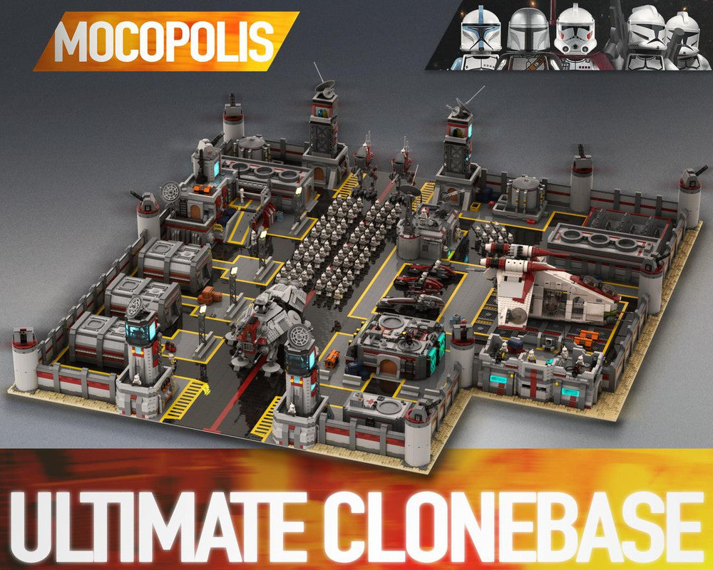 UCS ULTIMATE CLONE BASE MOC - REBRICKABLE DESIGN -