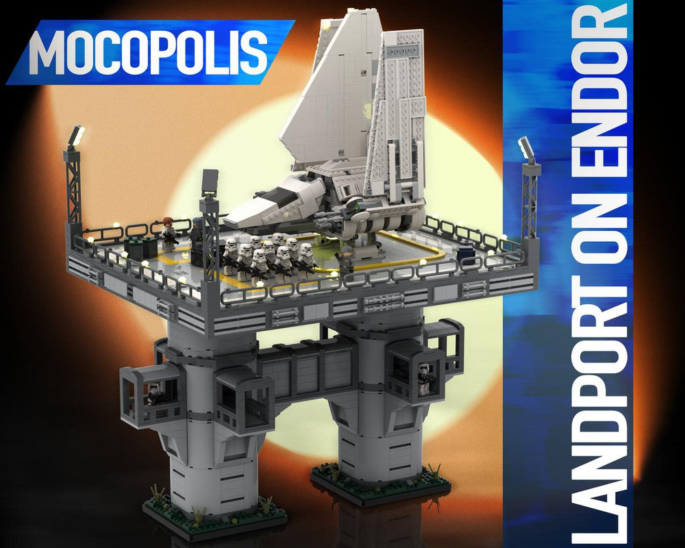 UCS LANDPORT ON ENDOR - REBRICKABLE DESIGN -