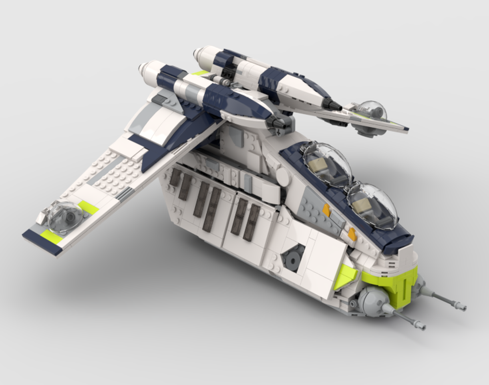 LAAT Republic Gunship (104th Wolfpack Plo's Bro's version)