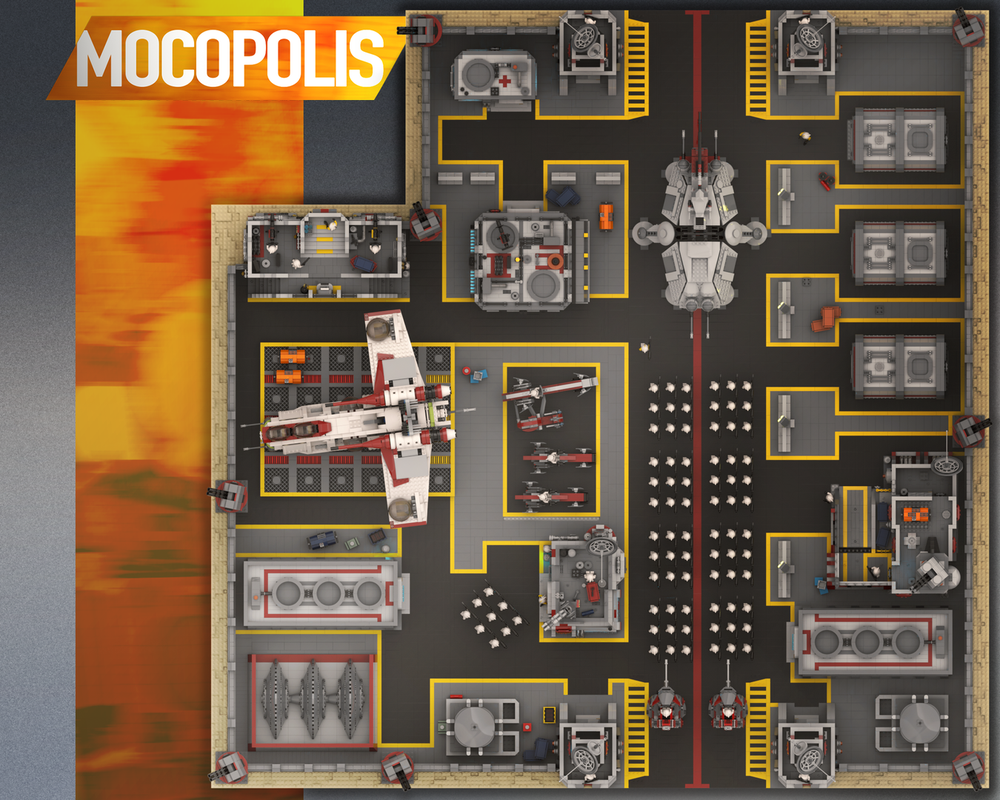 UCS ULTIMATE CLONE BASE MOC - REBRICKABLE DESIGN -