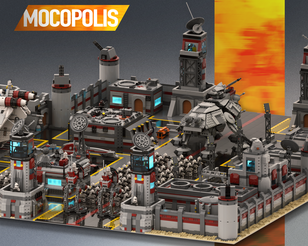 UCS ULTIMATE CLONE BASE MOC - REBRICKABLE DESIGN -