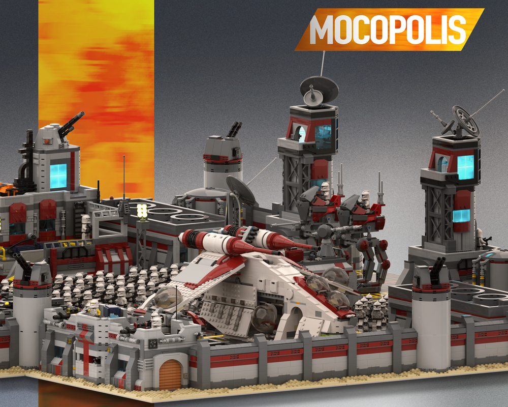 UCS ULTIMATE CLONE BASE MOC - REBRICKABLE DESIGN -