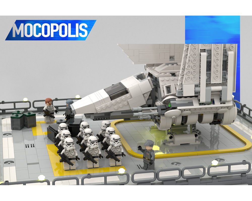 UCS LANDPORT ON ENDOR - REBRICKABLE DESIGN -