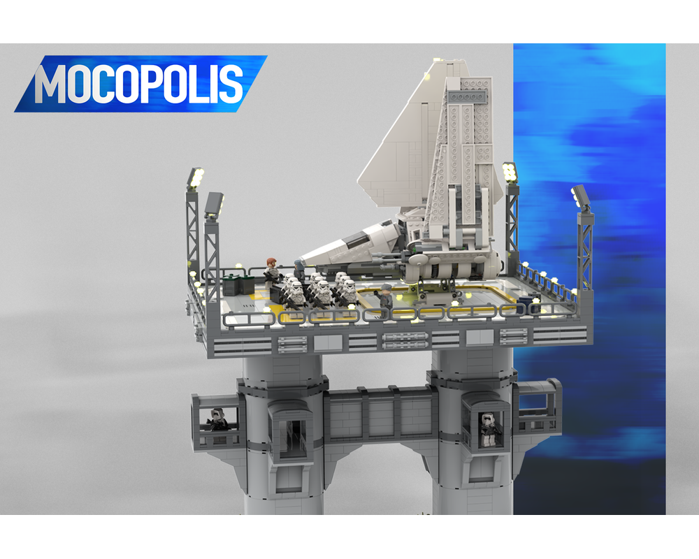 UCS LANDPORT ON ENDOR - REBRICKABLE DESIGN -