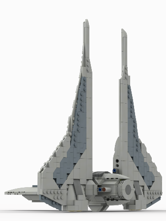 Katan's Mandalorian Kom'rk Class Gauntlet Fighter comes with x3 figures!