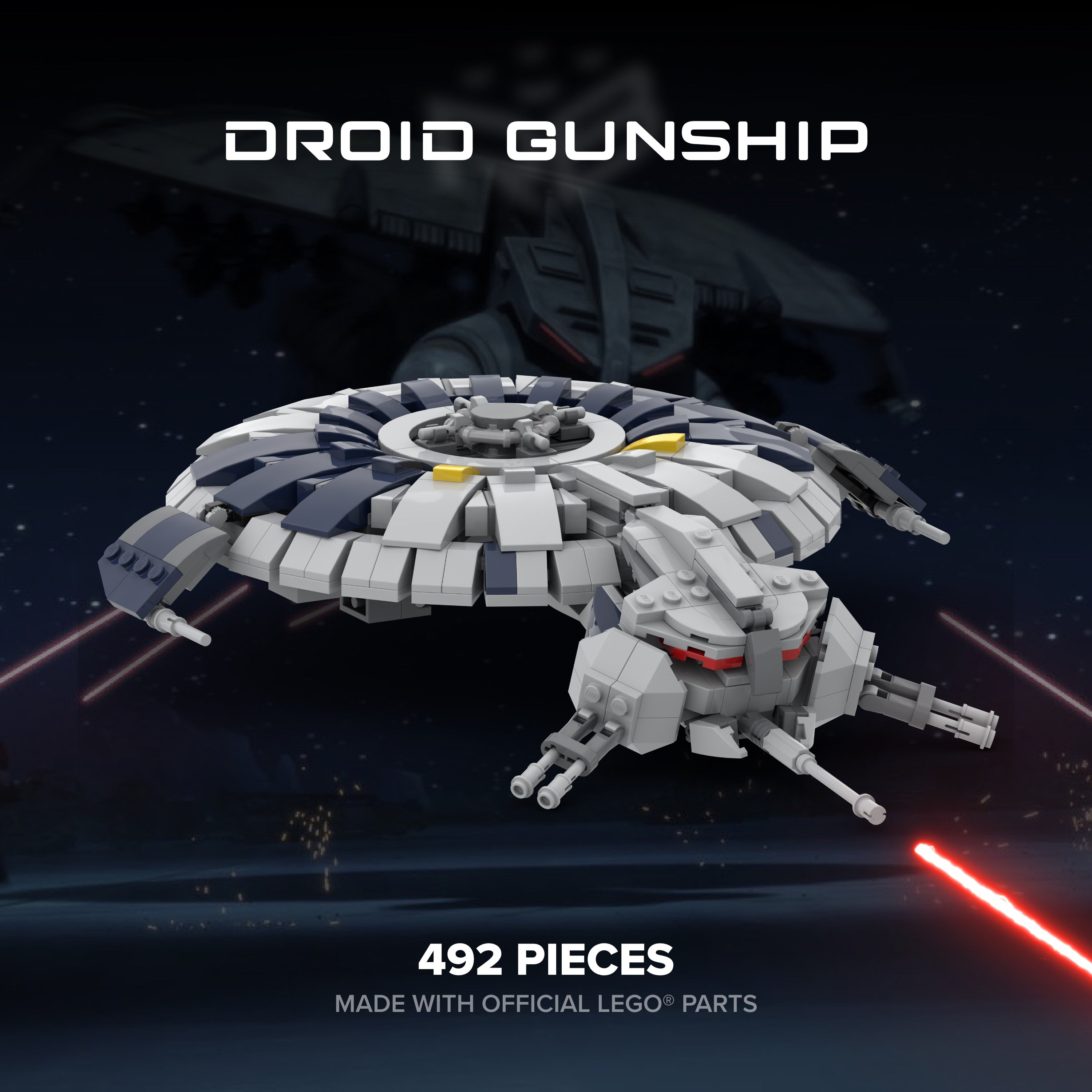 Separatist best sale gunship lego