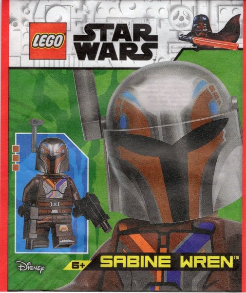 Sabine Wren - Dark Brown Armor, Dark Purple Hair Item No: sw1395 - COMES WITH HELMET