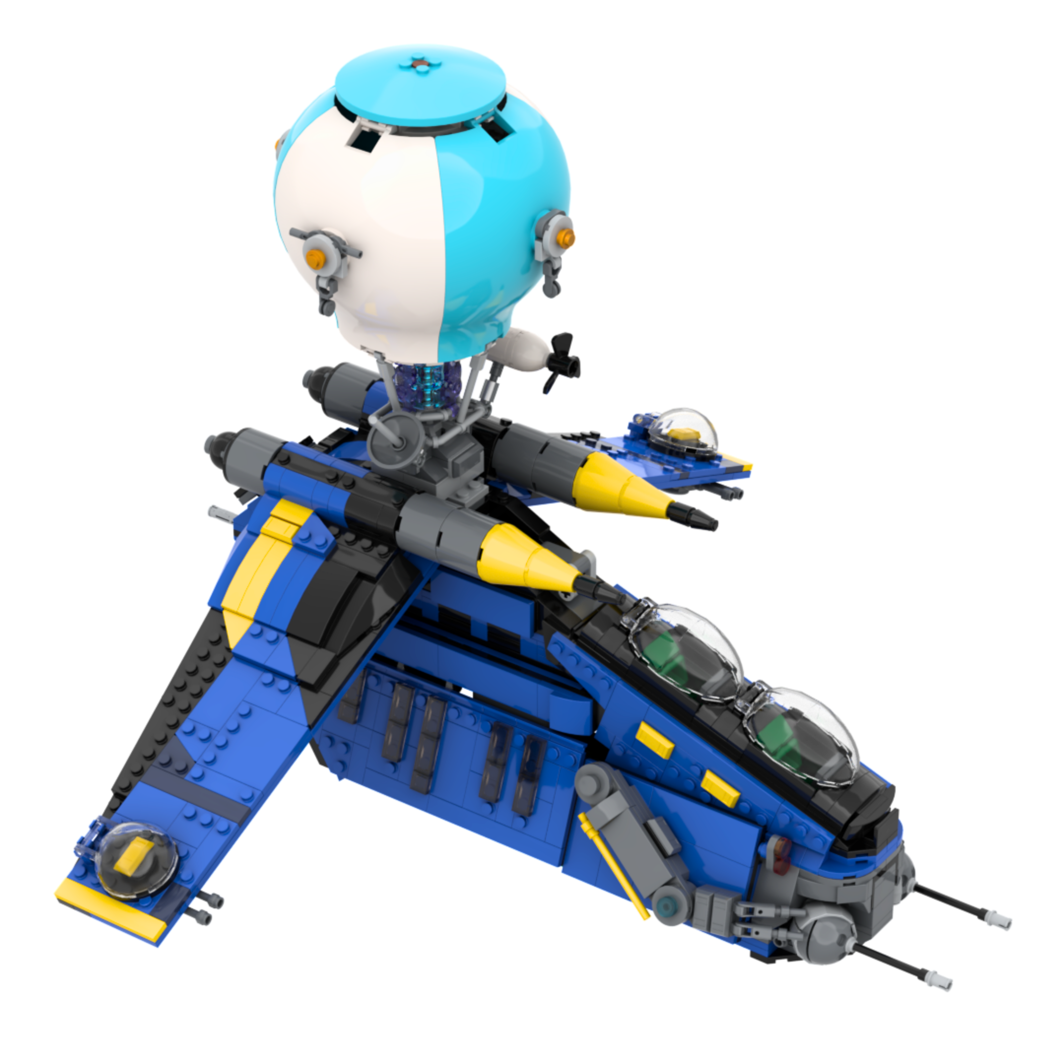 FORTNITE LAAT BATTLE BUS GUNSHIP