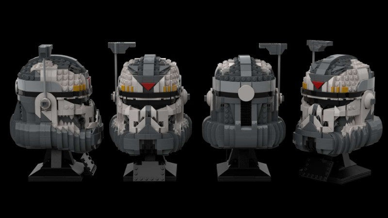 Commander Wolffe Helmet Bust
