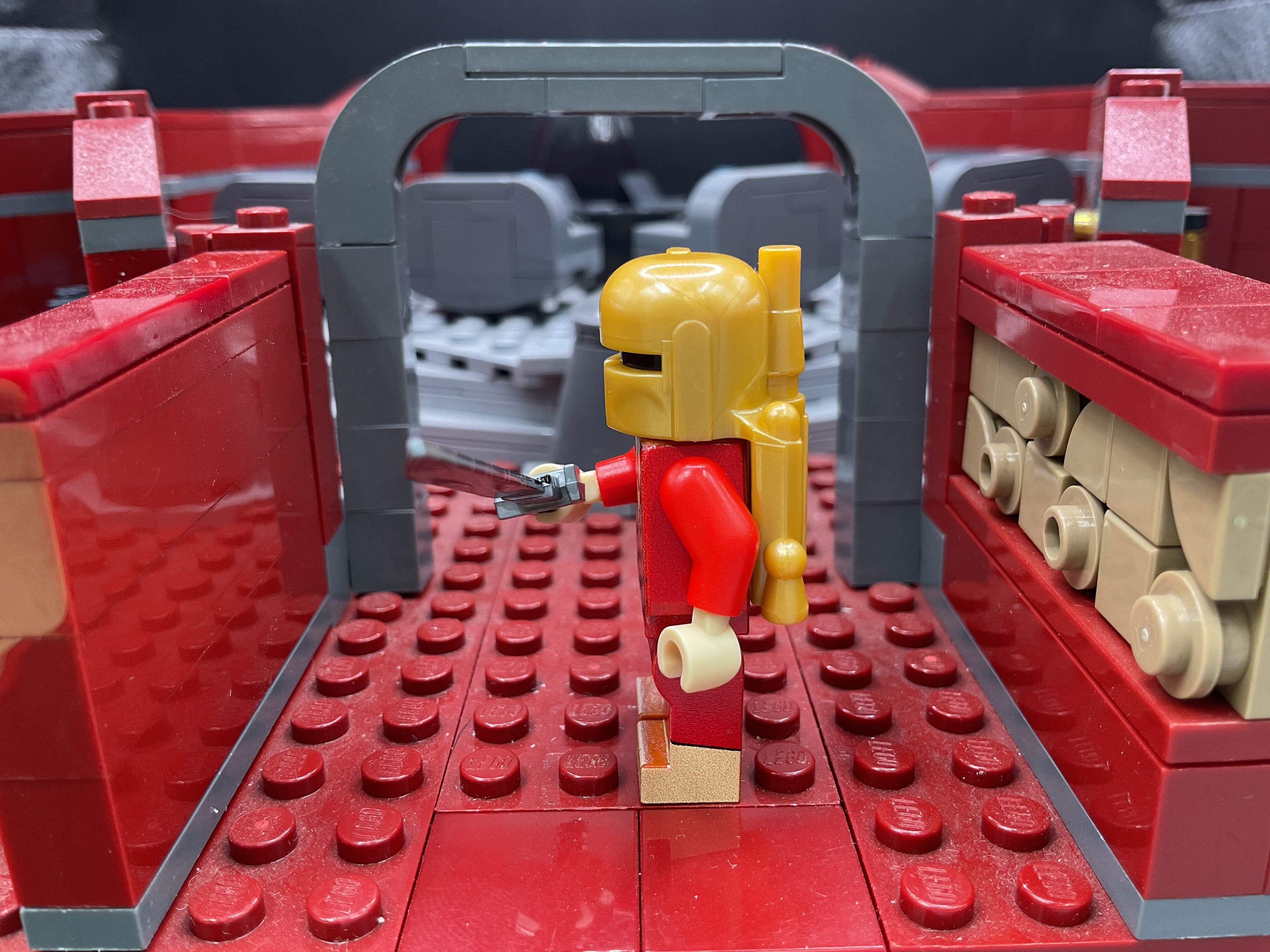“Legendary Red Fighter” Mandalorian