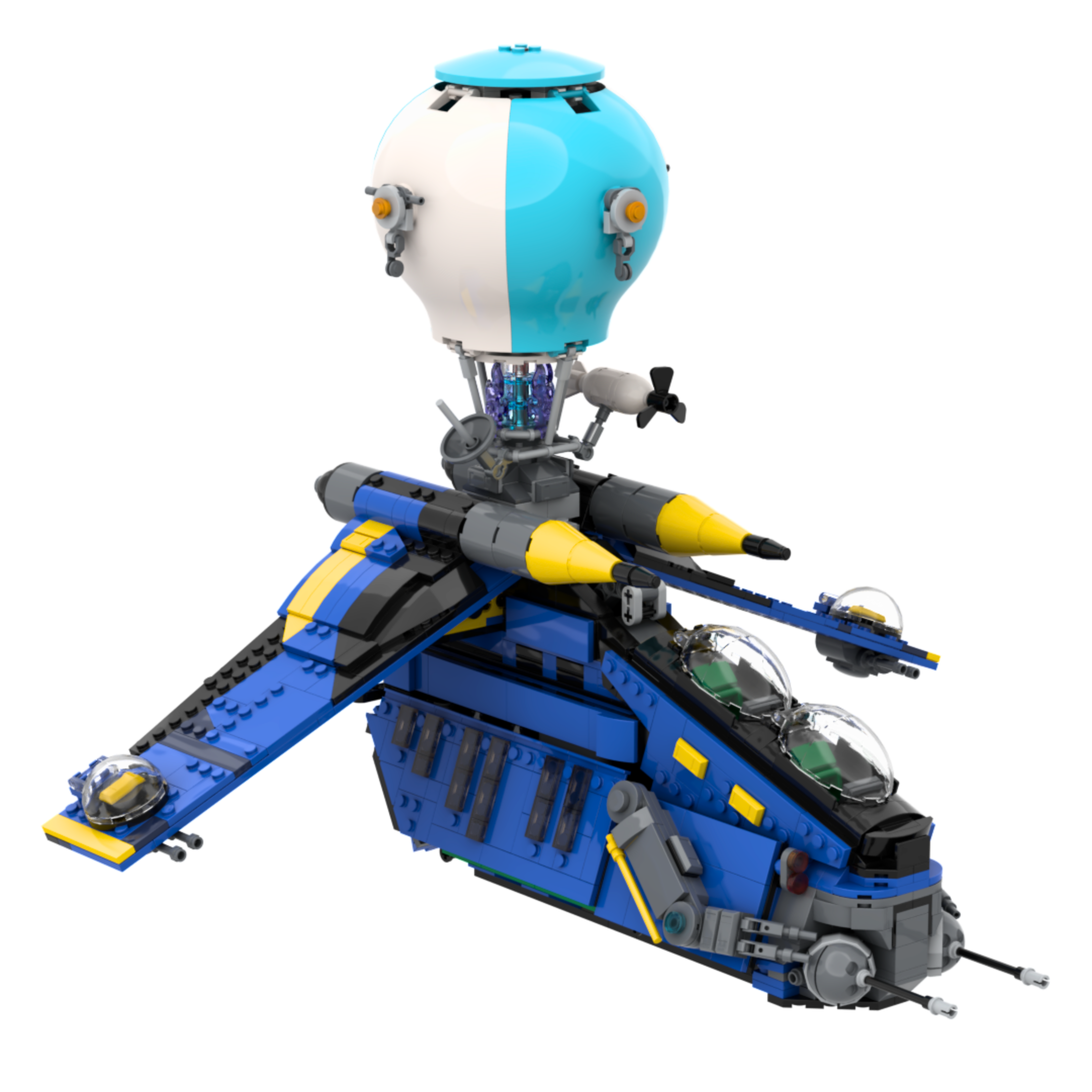 FORTNITE LAAT BATTLE BUS GUNSHIP