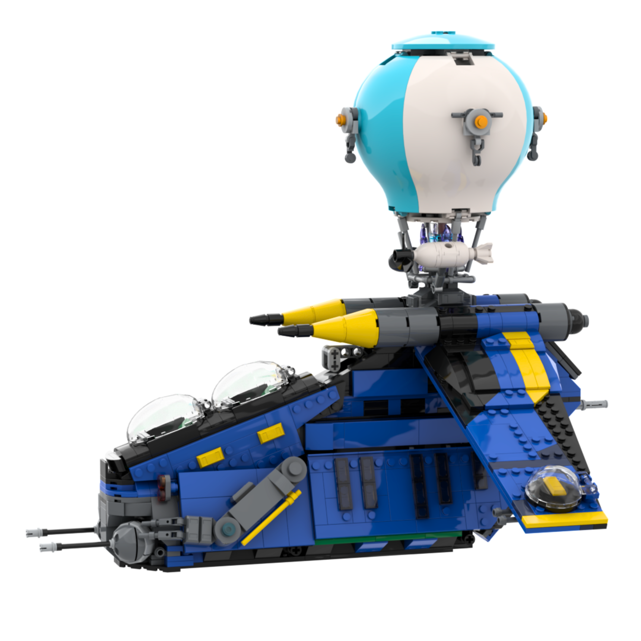 FORTNITE LAAT BATTLE BUS GUNSHIP