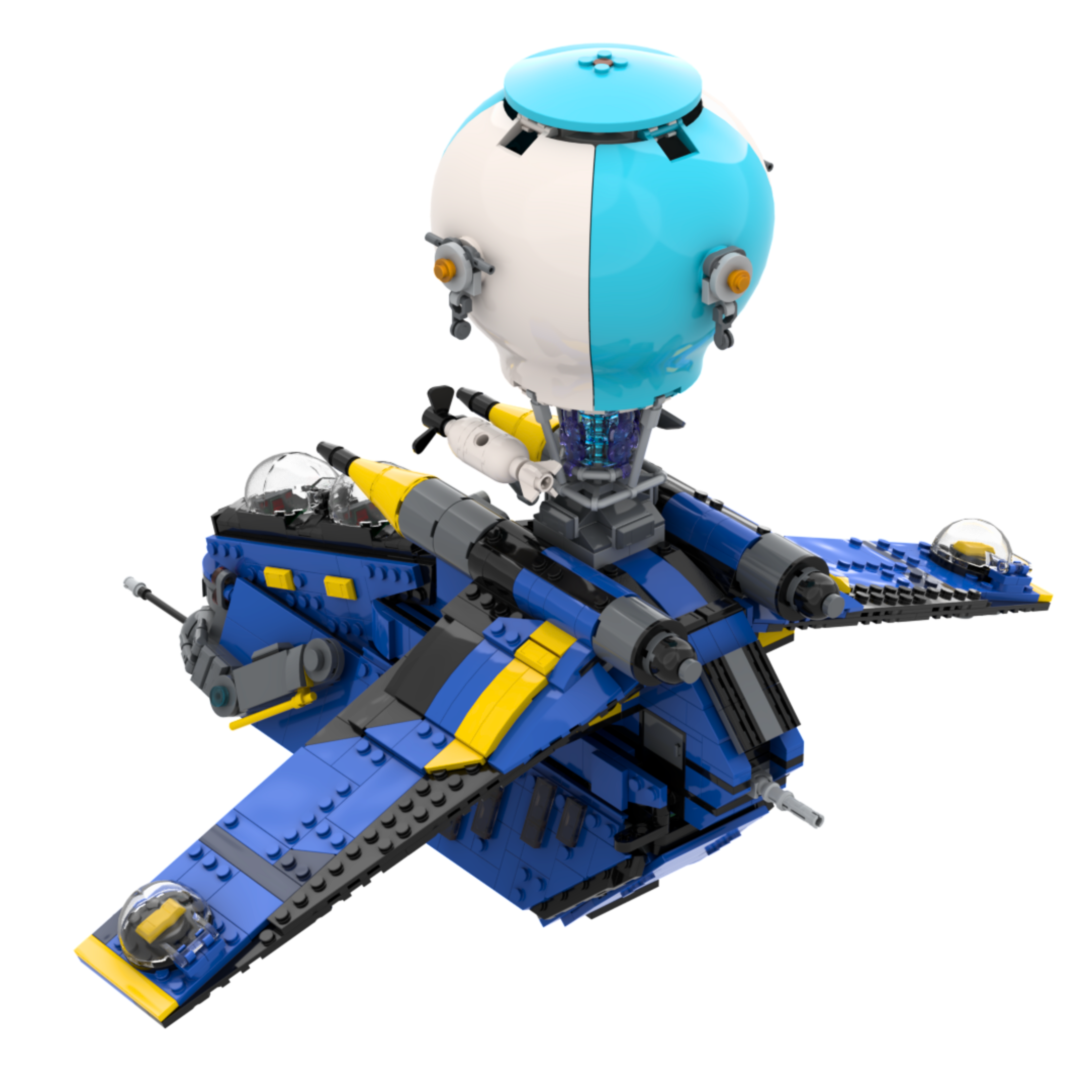 FORTNITE LAAT BATTLE BUS GUNSHIP