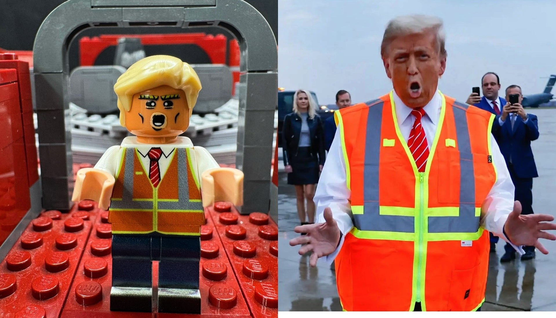 Donald Trump “GARBAGE MAN” - LIMITED EDITION WITH TILE!