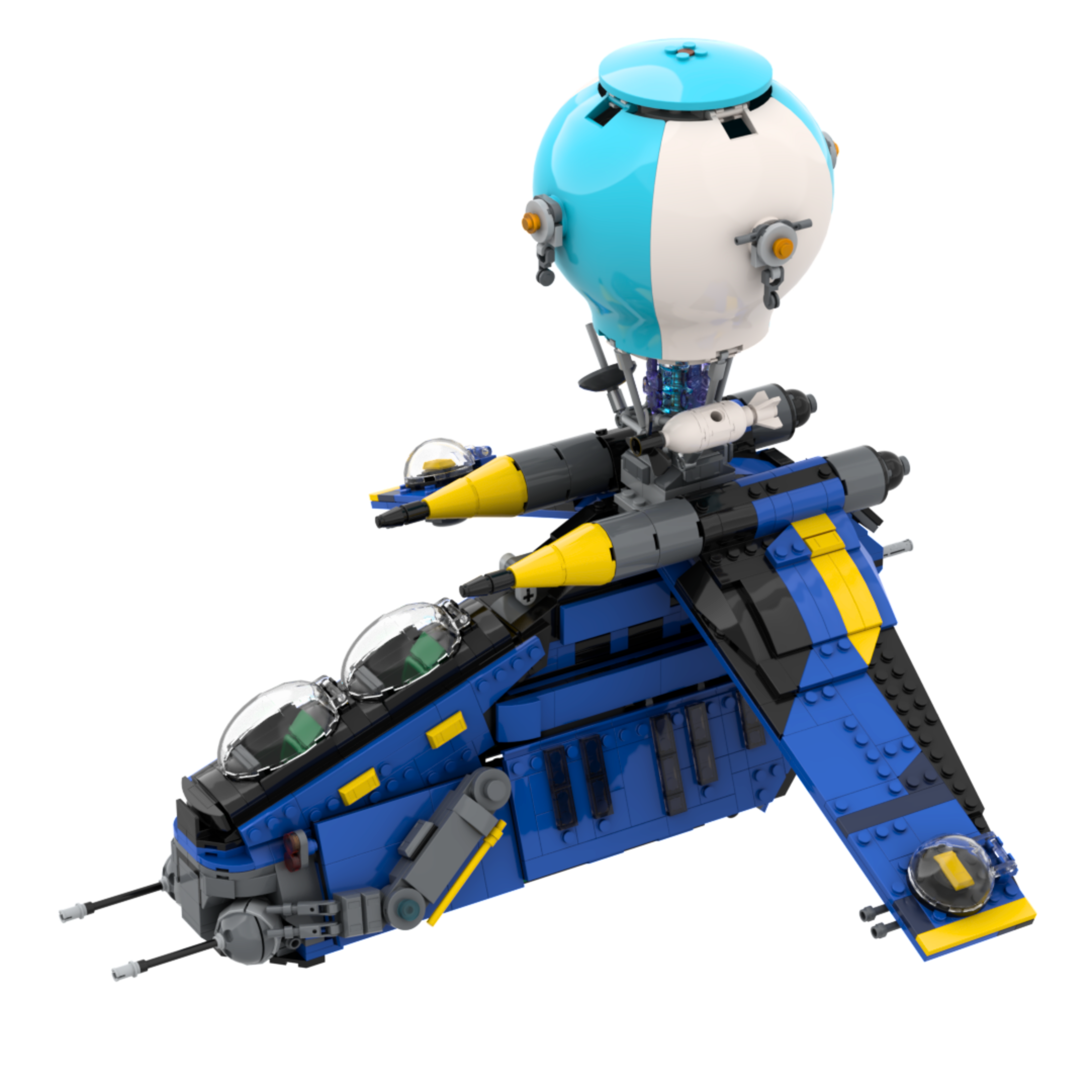 FORTNITE LAAT BATTLE BUS GUNSHIP