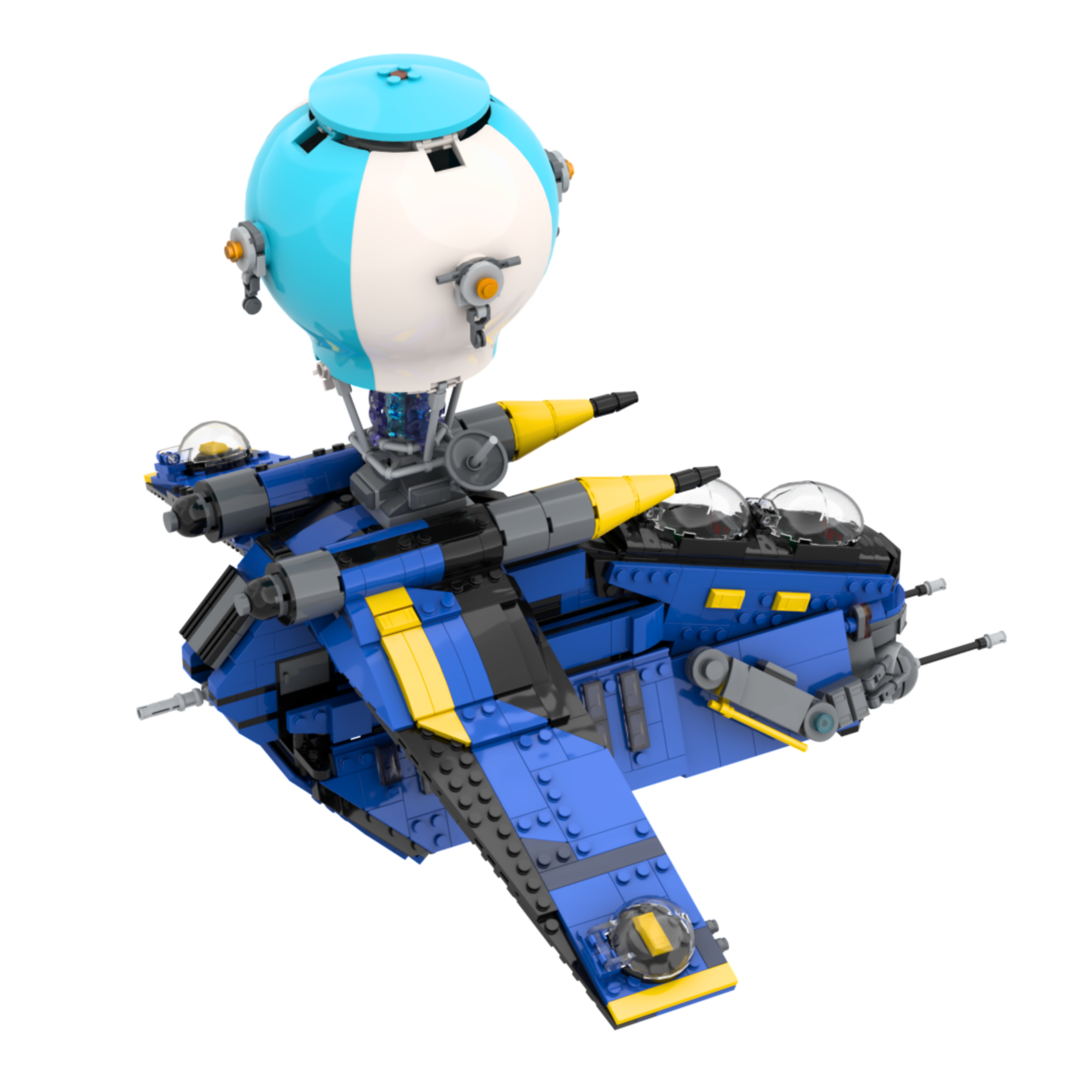 FORTNITE LAAT BATTLE BUS GUNSHIP