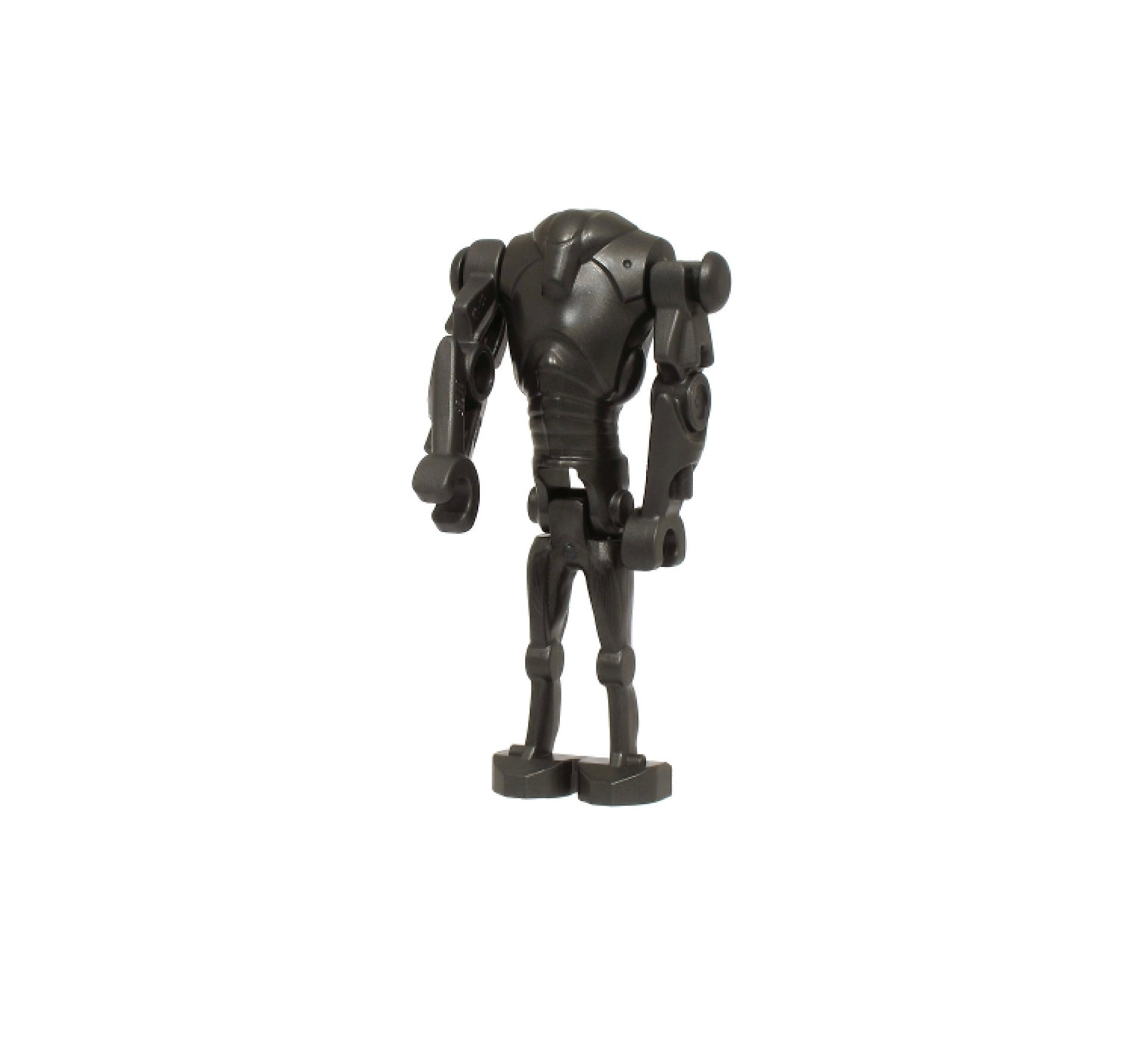 Super Battle Droid - Pearl Dark Gray, Narrow Head, Chest Light Indent Item No: sw1321