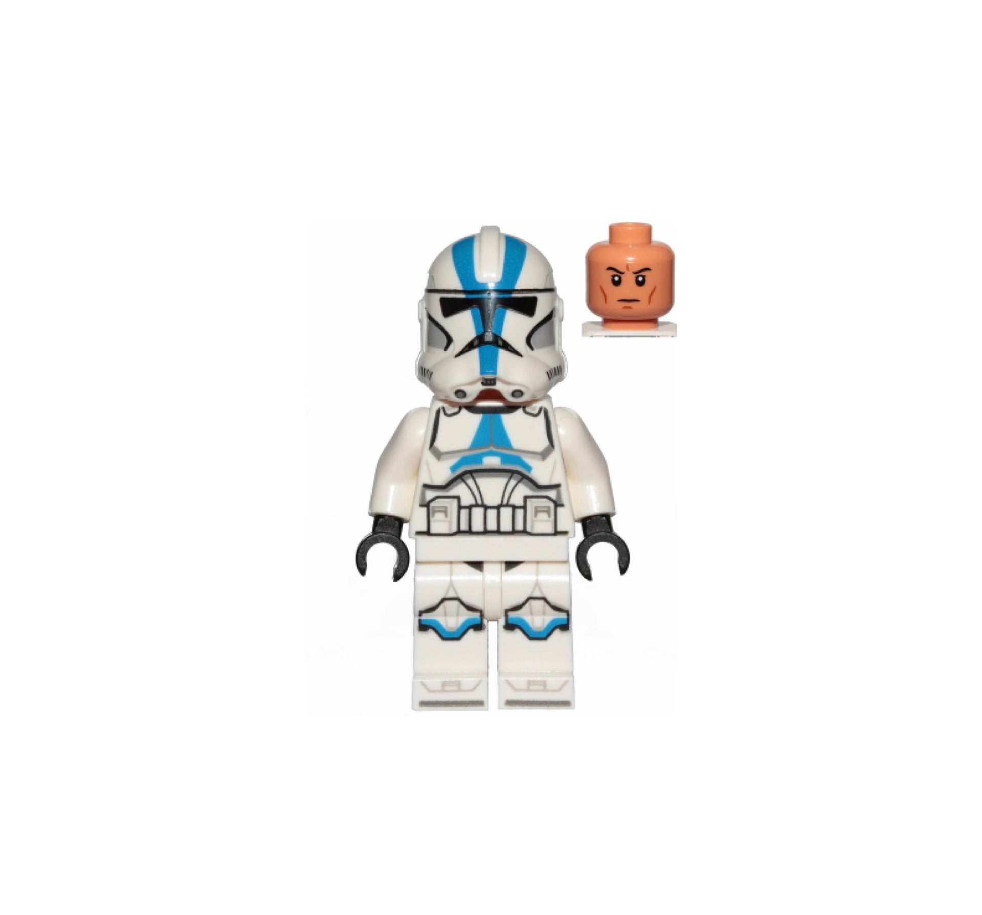 Clone Trooper, 501st Legion (Phase 2) - White Arms, Nougat Head Item No: sw1094