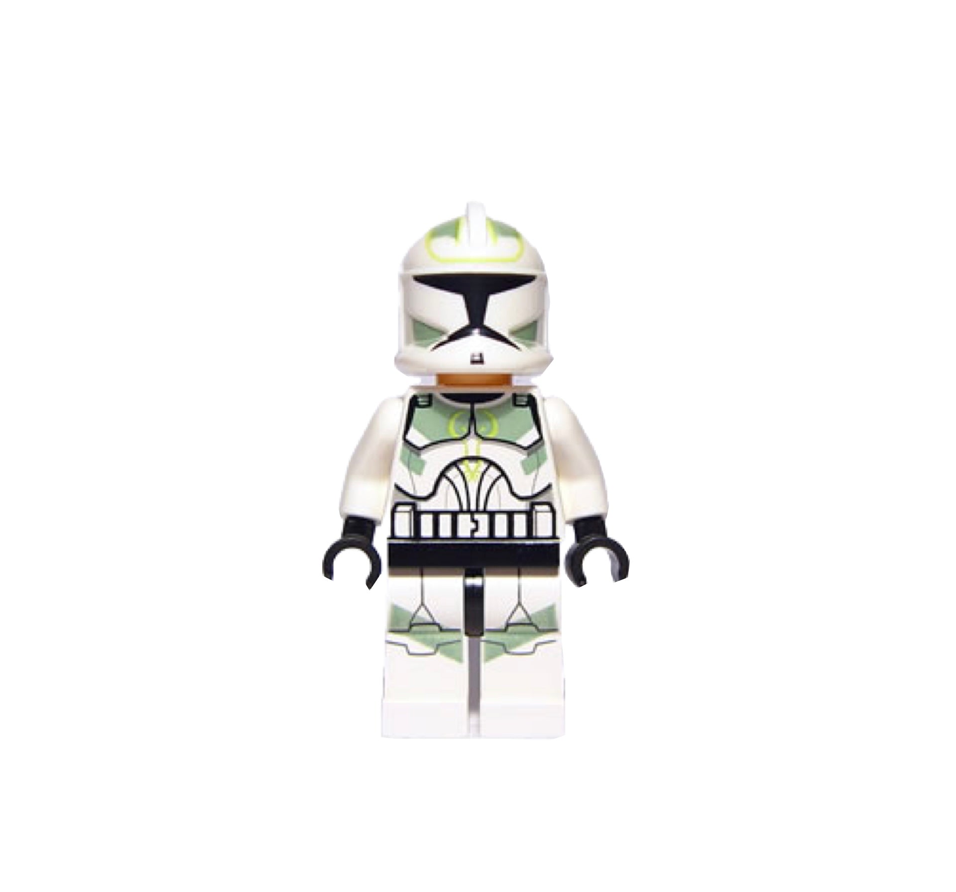 Clone Trooper, Horn Company (Phase 1) - Sand Green and Lime Markings, Large Eyes Item No: sw0298