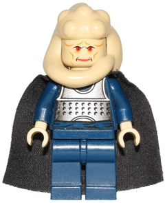 Bib Fortuna - Dark Blue Robe, Tan Skin Item No: sw0076