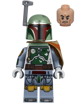 Boba Fett - Pauldron, Helmet, Jet Pack, Printed Arms and Legs, Clone Head Item No: sw0977