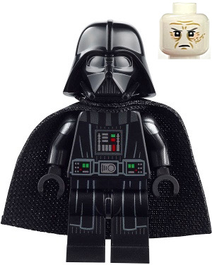 Darth Vader - Printed Arms, Spongy Cape, White Head with Frown Item No: sw1249