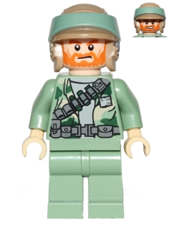 Endor Rebel Commando - Beard and Angry Dual Sided Head Item No: sw0511
