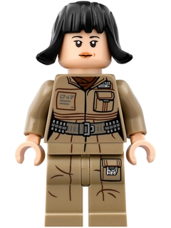 Rose Tico - Dark Tan Outfit, Hair Item No: sw0857