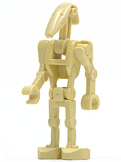 Battle Droid - Tan, Angled Arms Item No: sw0001b