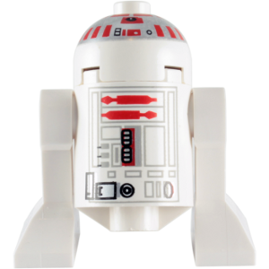 Astromech Droid, R5-D4 - Dome Head with Short Red Stripes Item No: sw0029
