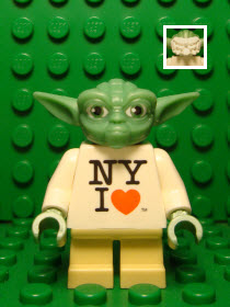 Yoda - NY I Heart Torso, White Hair (Toys "R" Us Times Square 2013 Exclusive) Item No: sw0465a