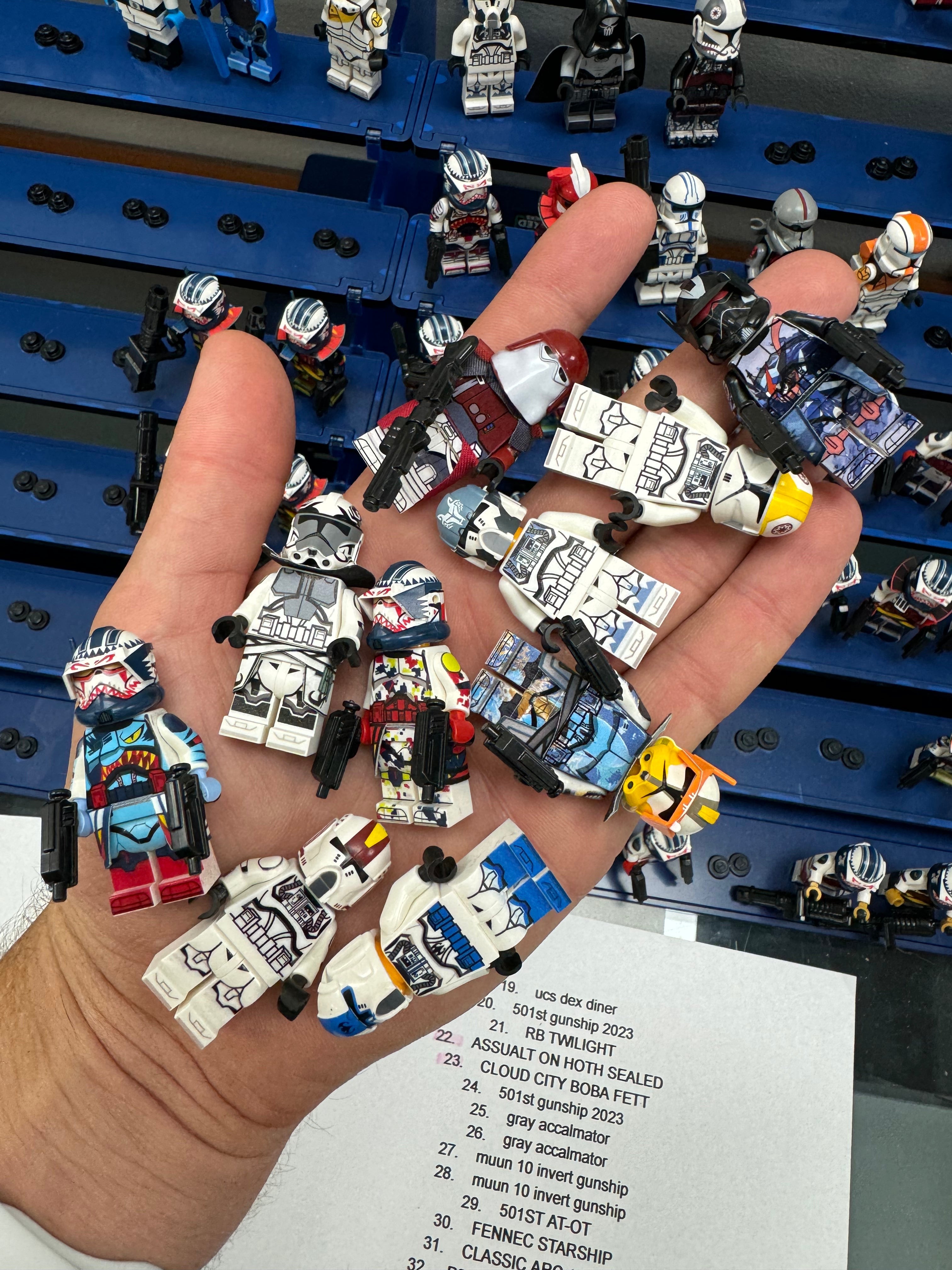 -SPECIAL EDITION - MYSTERY BOX GUNSHIP + 10 CUSTOM CLONES! MINIMUM $250 VALUE!
