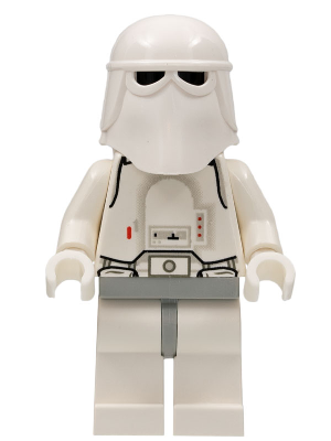 Snowtrooper, Light Gray Hips, White Hands Item No: sw0101