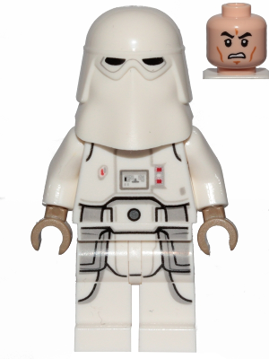 Snowtrooper, Printed Legs, Dark Tan Hands Item No: sw1009