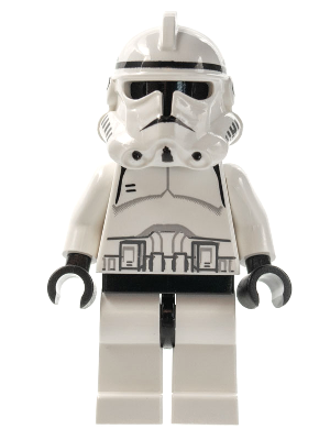 Clone Trooper (Phase 2) - Black Head, Continuous Mouth Item No: sw0126