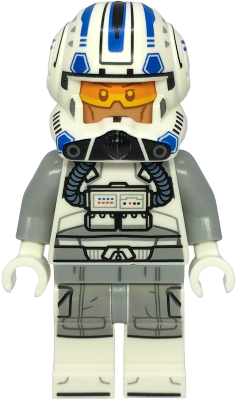 Clone Trooper Pilot Captain Jag (Phase 2) - Light Bluish Gray Arms Item No: sw1401