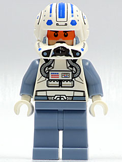 Clone Trooper Pilot Captain Jag (Phase 2) - Sand Blue Arms and Legs Item No: sw0265