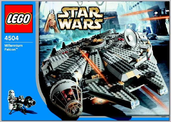 4504 Millennium Falcon (Redesign), Blue Box