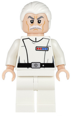Admiral (Colonel) Wullf Yularen - Combed Hair Item No: sw0633
