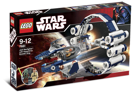 7661 Jedi Starfighter with Hyperdrive Booster Ring
