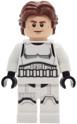 Han Solo - Stormtrooper Outfit, Printed Legs, Shoulder Belts, Smile / Angry Item No: sw1458